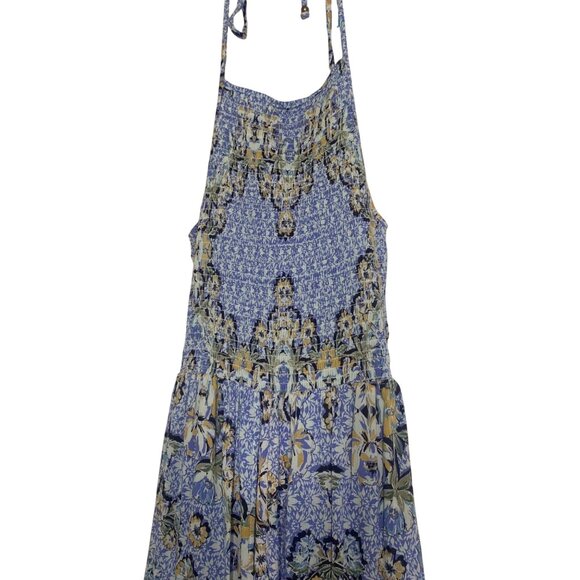 NWT BKE Angie Maxi Halter Dress womens M Split Shorts Sundress Beach - Picture 1 of 13